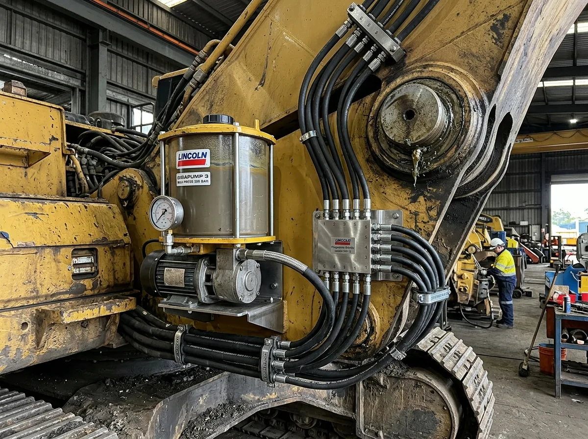 Instalasi Sistem Autolube Terpusat (Automatic Lubrication)
